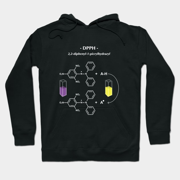 DPPH 2,2-diphenyl-1-picrylhydrazyl Hoodie by Science Design